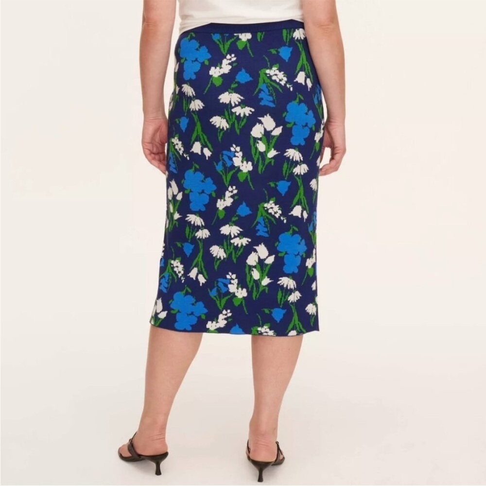 Kate Spade x Target Mixed Floral Sweater Midi Skirt NWT - Picture 2 of 6